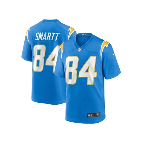 Mens Los Angeles Chargers Stone Smartt Powder Blue Team Game Jersey