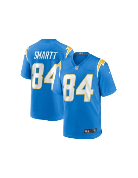 Mens Los Angeles Chargers Stone Smartt Powder Blue Team Game Jersey
