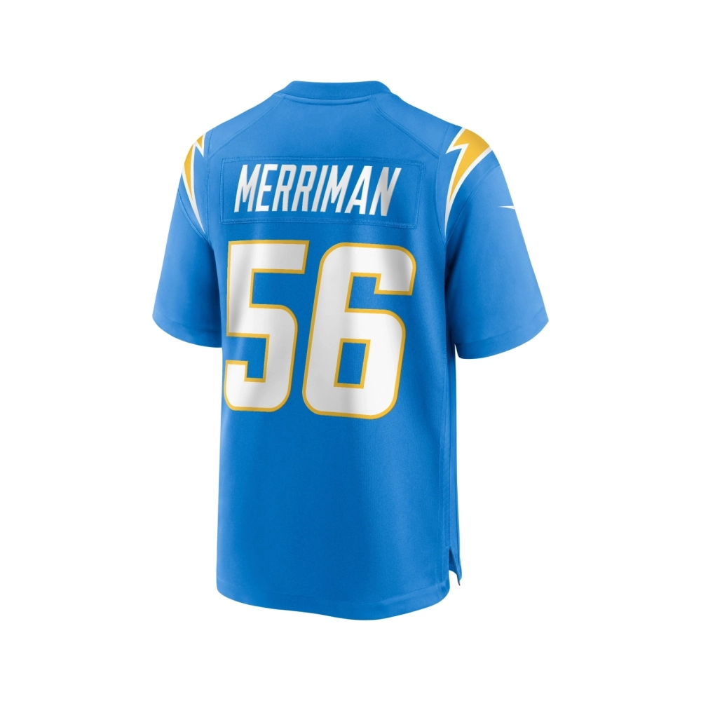 Mens Los Angeles Chargers Shawne Merriman Powder Blue Game Retired Player Jersey