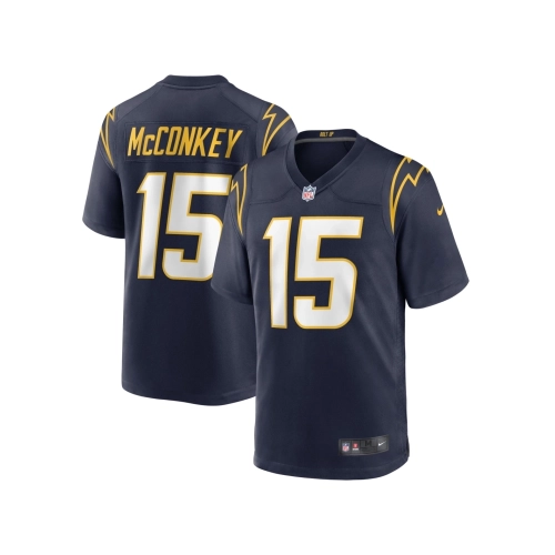 Mens Los Angeles Chargers Ladd McConkey Navy Alternate Game Jersey