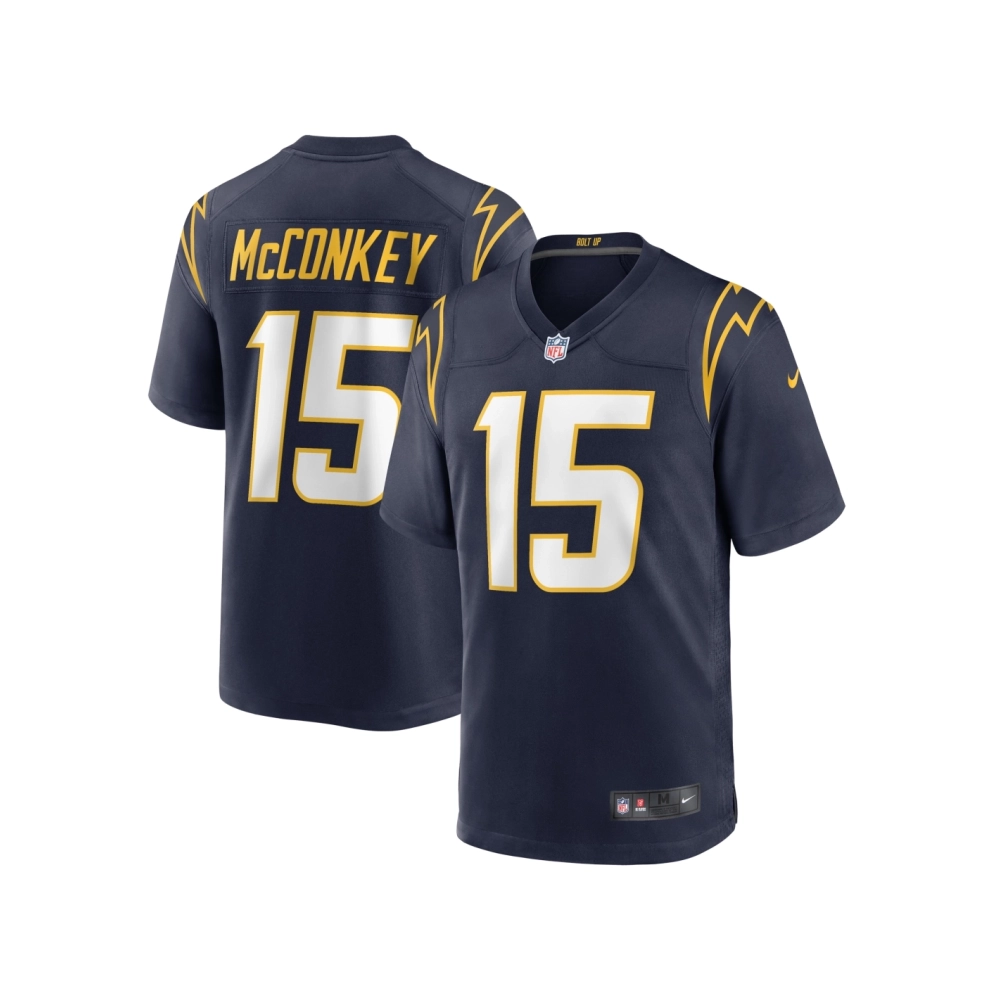 Mens Los Angeles Chargers Ladd McConkey Navy Alternate Game Jersey