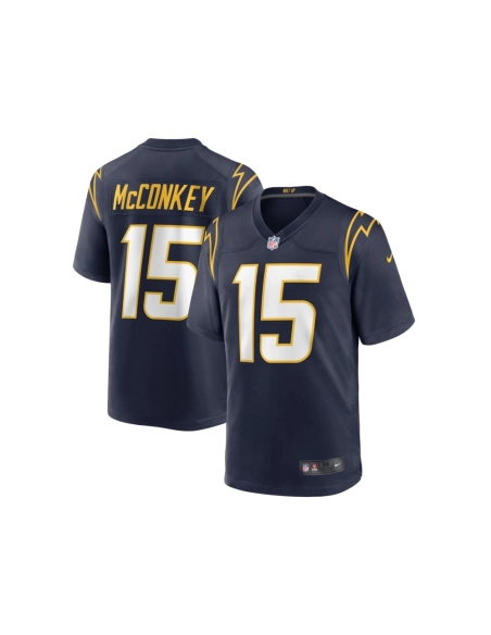 Mens Los Angeles Chargers Ladd McConkey Navy Alternate Game Jersey