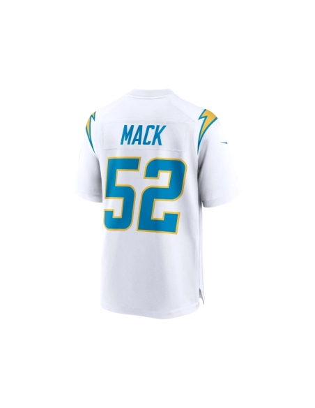Mens Los Angeles Chargers Khalil Mack White Game Jersey