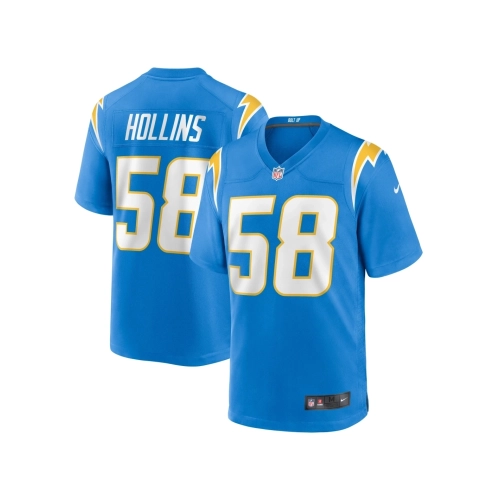 Mens Los Angeles Chargers Justin Hollins Powder Blue Game Jersey