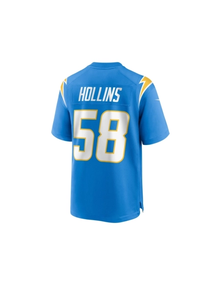 Mens Los Angeles Chargers Justin Hollins Powder Blue Game Jersey