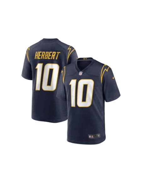 Mens Los Angeles Chargers Justin Herbert Navy Alternate Game Jersey