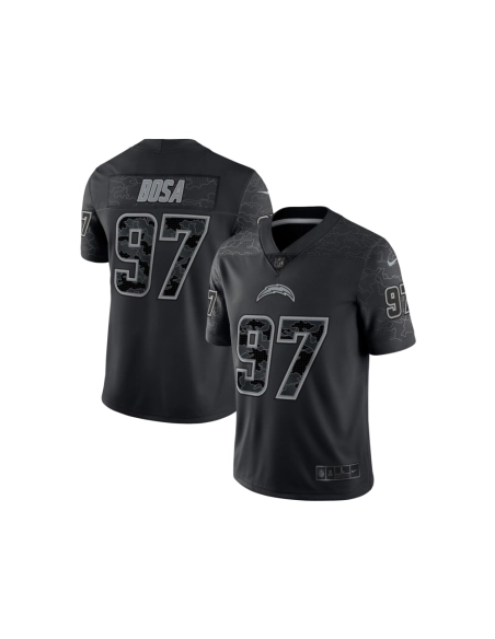 Mens Los Angeles Chargers Joey Bosa Black RFLCTV Limited Jersey