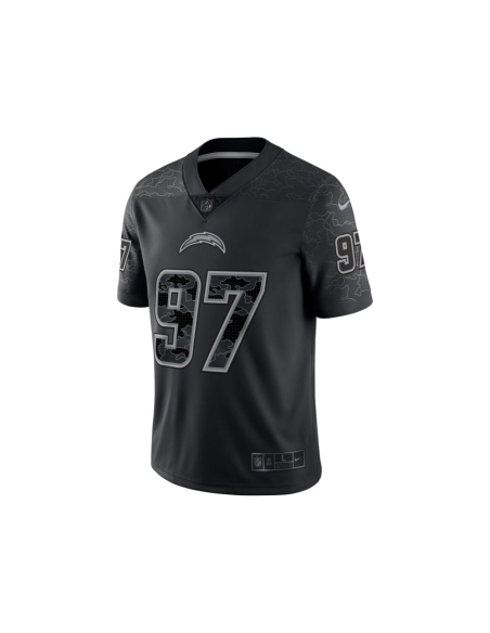 Mens Los Angeles Chargers Joey Bosa Black RFLCTV Limited Jersey