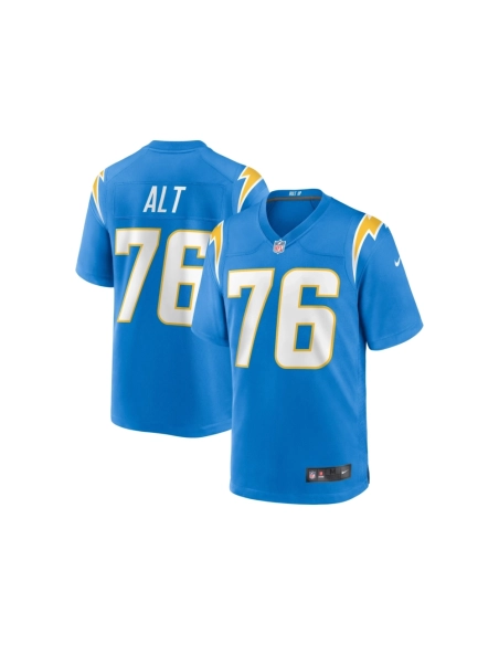 Mens Los Angeles Chargers Joe Alt Powder Blue 2024 NFL Draft First Round Pick Player Game Jersey