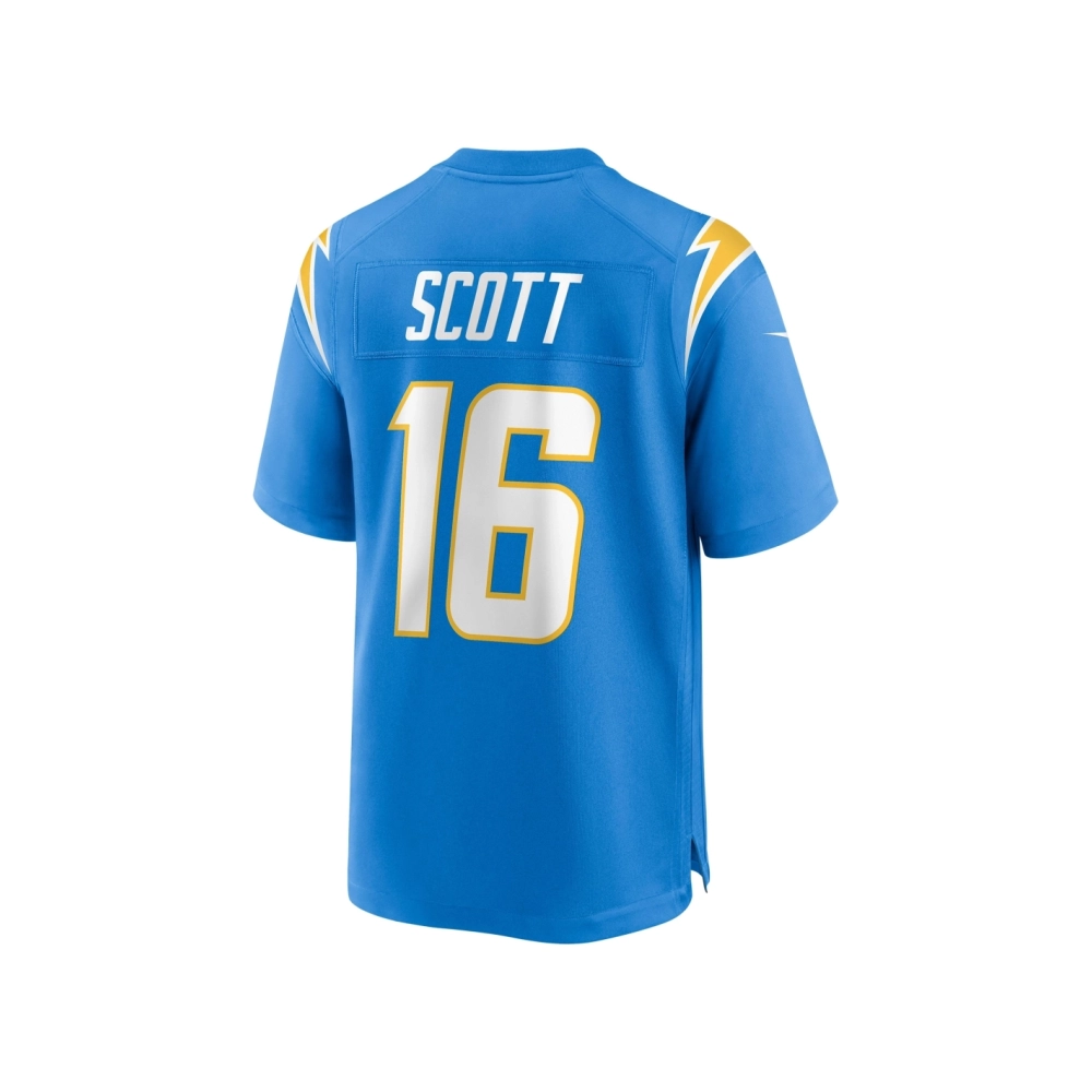 Mens Los Angeles Chargers JK Scott Powder Blue Game Jersey