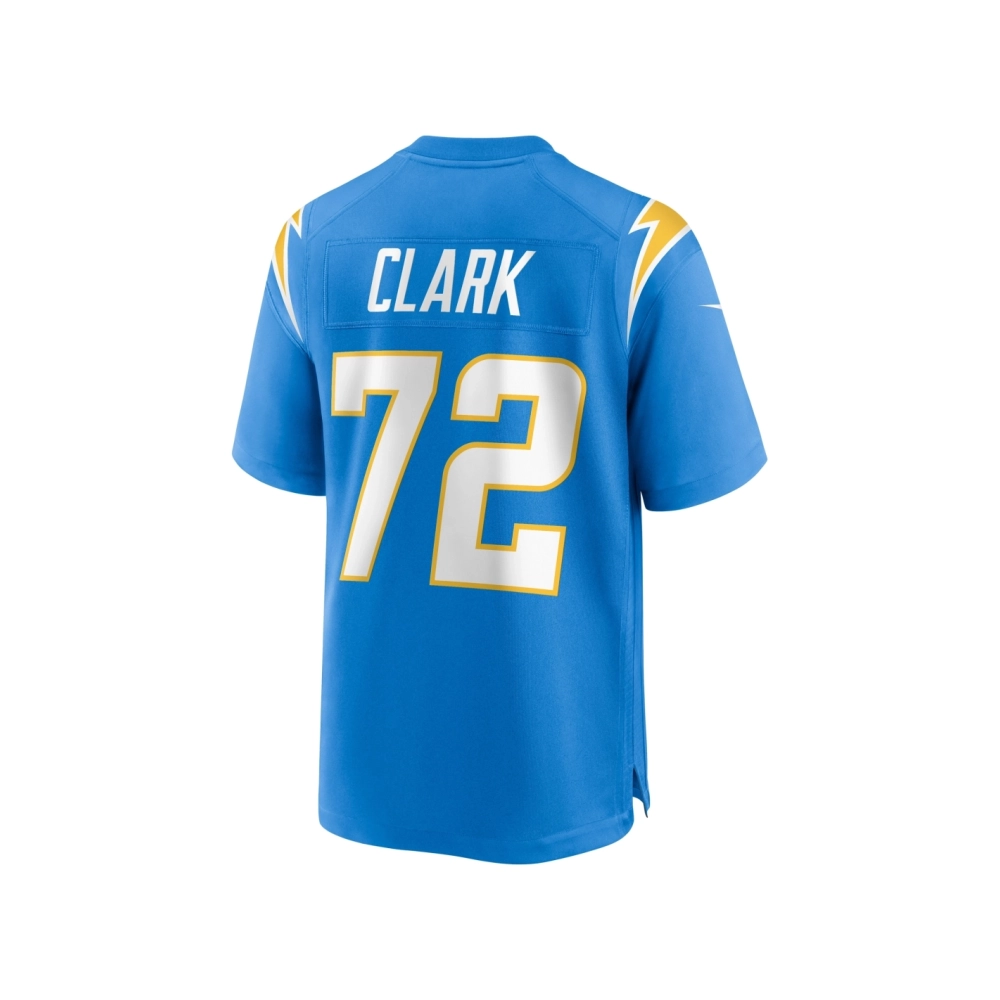Mens Los Angeles Chargers Jerrod Clark Powder Blue Team Game Jersey