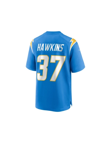 Mens Los Angeles Chargers Jaylinn Hawkins Powder Blue Game Jersey
