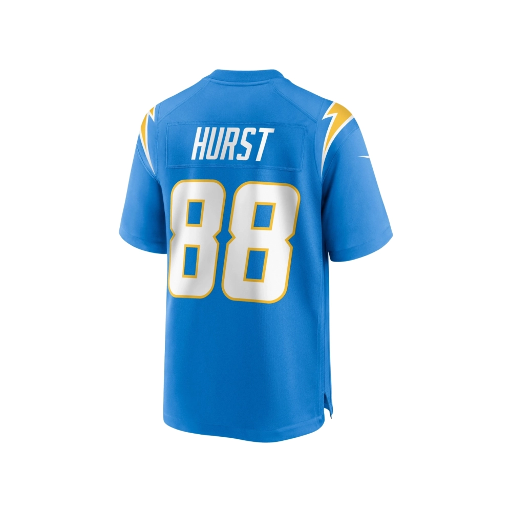 Mens Los Angeles Chargers Hayden Hurst Powder Blue Game Jersey