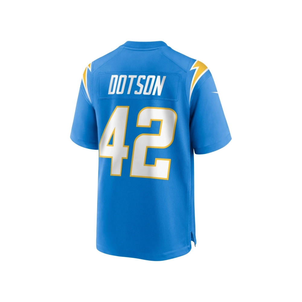 Mens Los Angeles Chargers Elijah Dotson Powder Blue Team Game Jersey