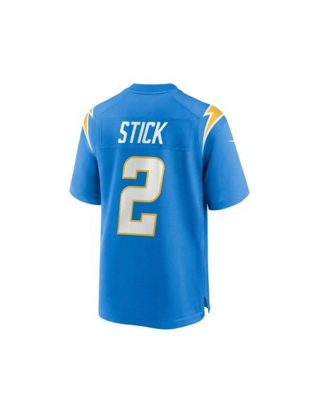 Mens Los Angeles Chargers Easton Stick Powder Blue Game Jersey