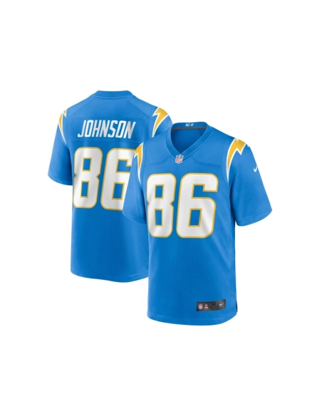 Mens Los Angeles Chargers Cornelius Johnson Powder Blue Team Game Jersey