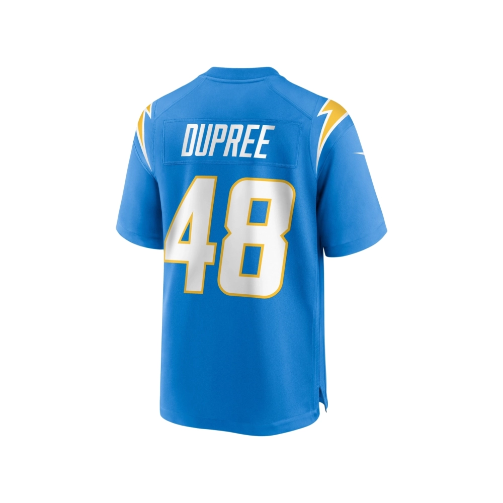 Mens Los Angeles Chargers Bud Dupree Powder Blue Team Game Jersey