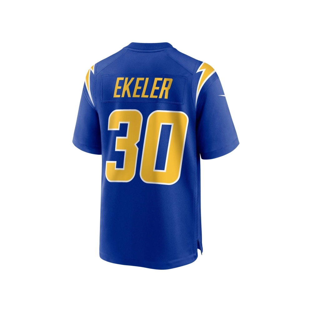 Mens Los Angeles Chargers Austin Ekeler Royal Game Jersey