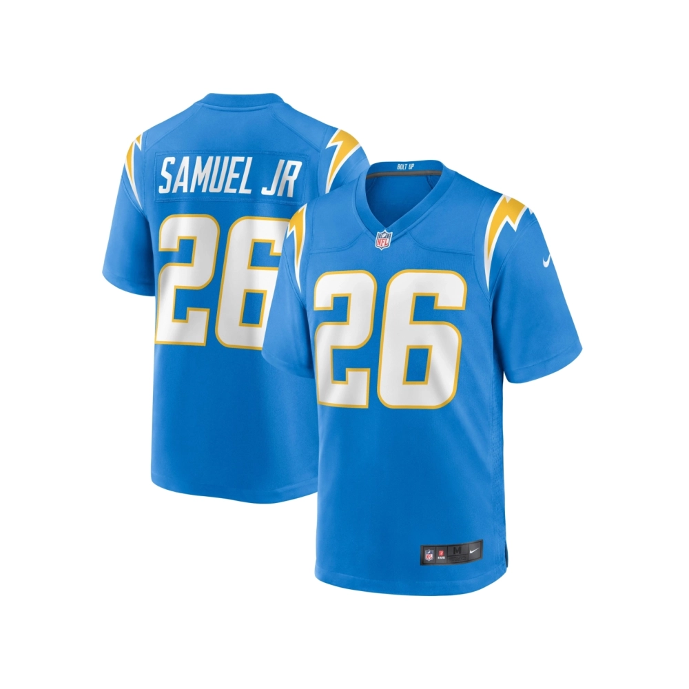 Mens Los Angeles Chargers Asante Samuel Jr. Powder Blue Game Player Jersey