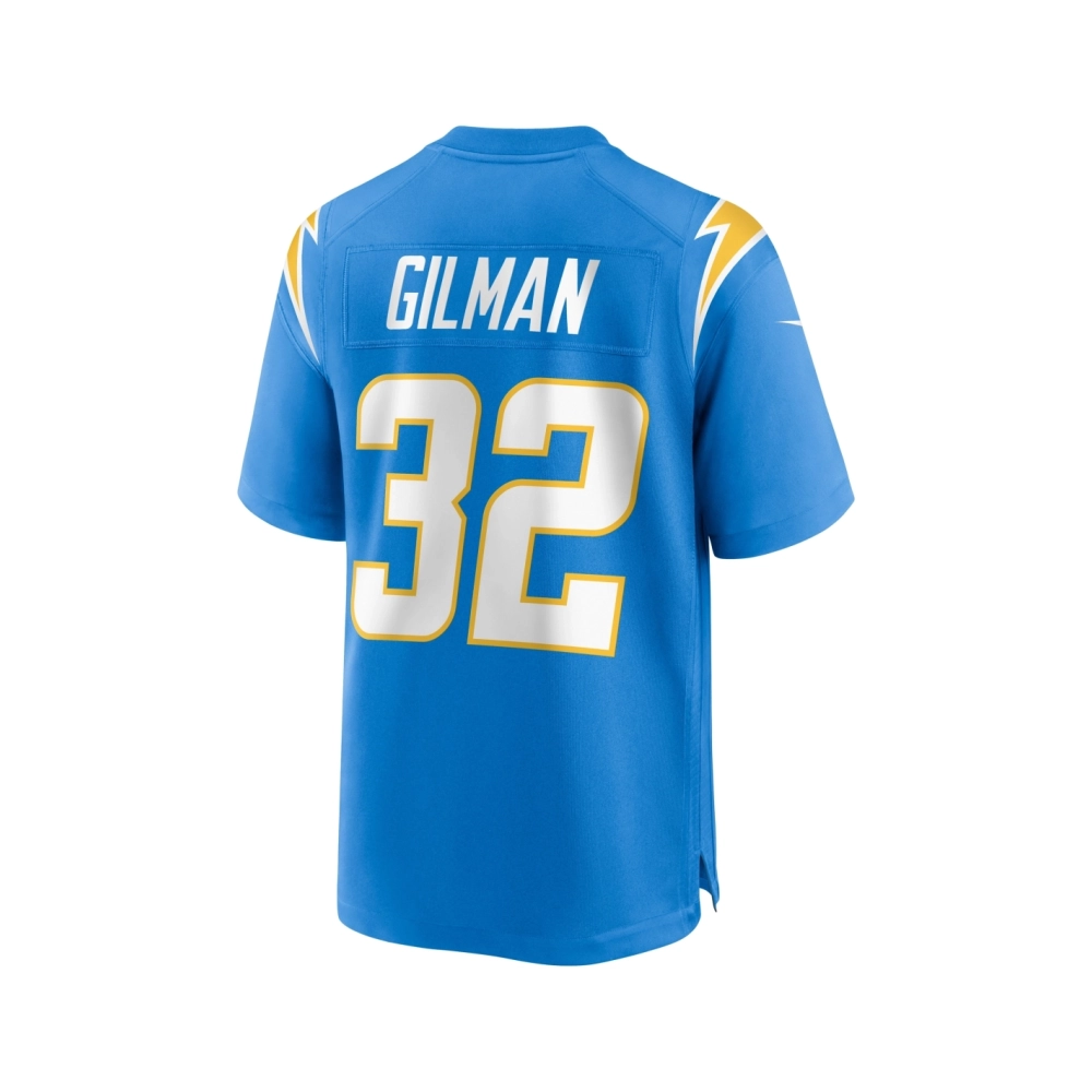 Mens Los Angeles Chargers Alohi Gilman Powder Blue Game Jersey