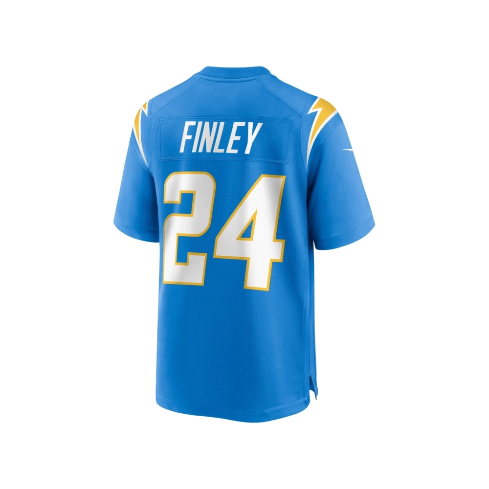 Mens Los Angeles Chargers AJ Finley Powder Blue Team Game Jersey