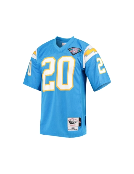 Mens Los Angeles Chargers 1994 Natrone Means Powder Blue Throwback Retired Player Jersey