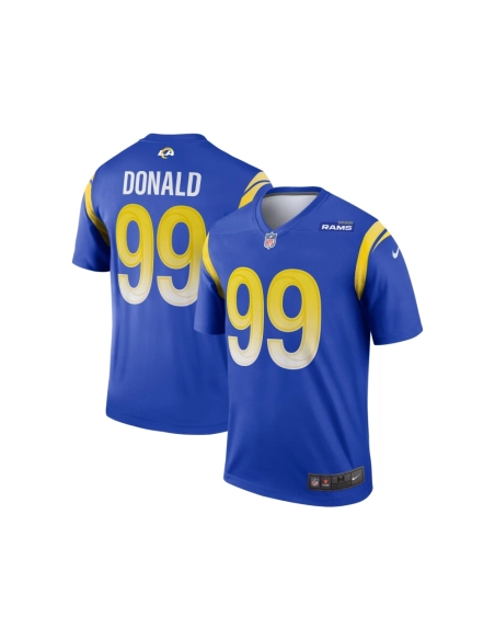 Mens Los Angeles Rams Aaron Donald Royal Legend Jersey