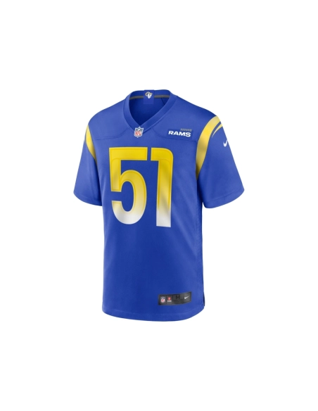 Mens Los Angeles Rams Zach VanValkenburg Royal Team Game Jersey