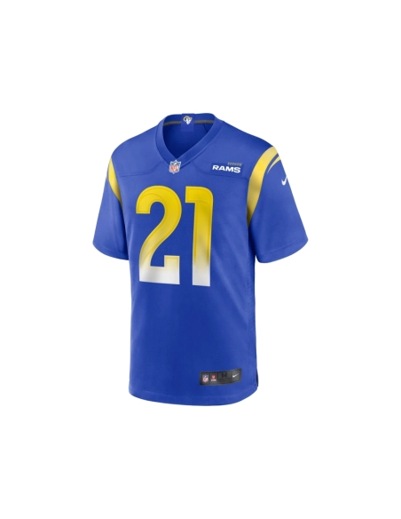 Mens Los Angeles Rams Zach Evans Royal Home Game Jersey
