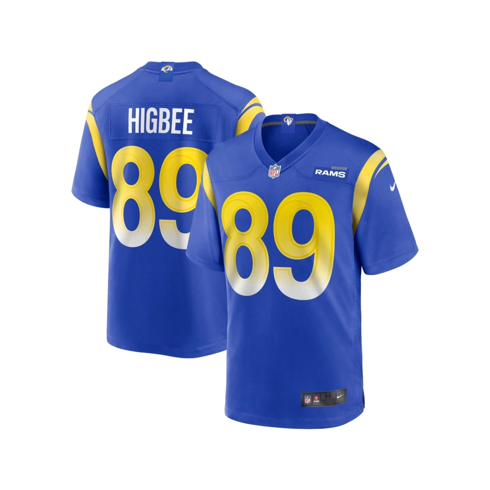 Mens Los Angeles Rams Tyler Higbee Royal Game Player Jersey