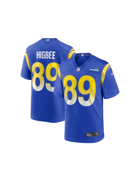 Mens Los Angeles Rams Tyler Higbee Royal Game Player Jersey