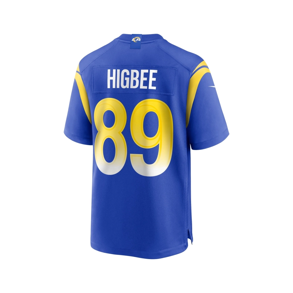 Mens Los Angeles Rams Tyler Higbee Royal Game Player Jersey