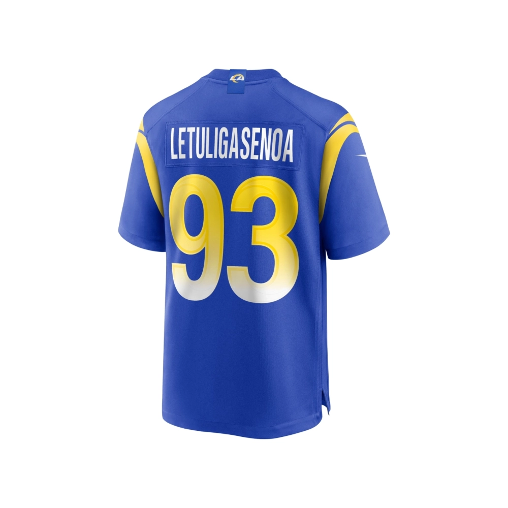 Mens Los Angeles Rams Tuli Letuligasenoa Royal Game Jersey