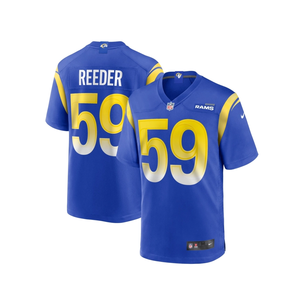 Mens Los Angeles Rams Troy Reeder Royal Team Game Jersey