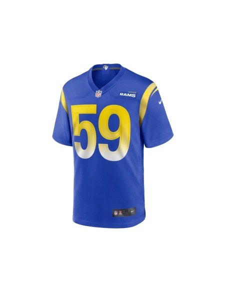 Mens Los Angeles Rams Troy Reeder Royal Team Game Jersey