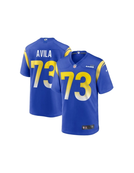 Mens Los Angeles Rams Steve Avila Royal Home Game Jersey