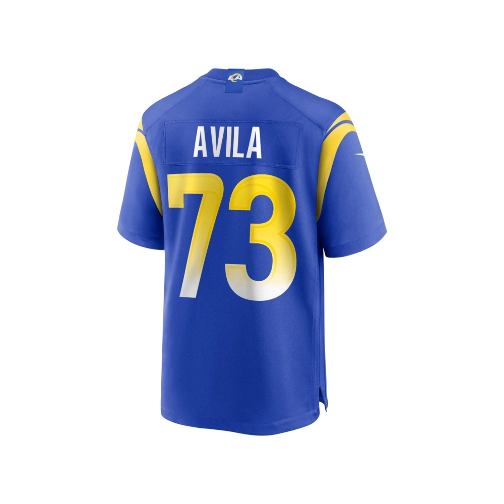 Mens Los Angeles Rams Steve Avila Royal Home Game Jersey