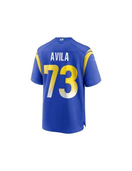 Mens Los Angeles Rams Steve Avila Royal Home Game Jersey