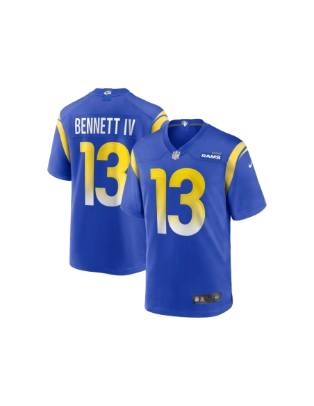 Mens Los Angeles Rams Stetson Bennett Royal Team Game Jersey
