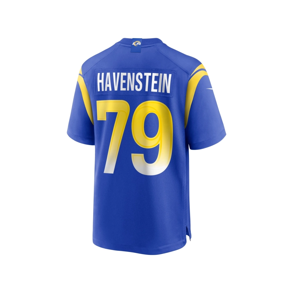 Mens Los Angeles Rams Rob Havenstein Royal Game Jersey