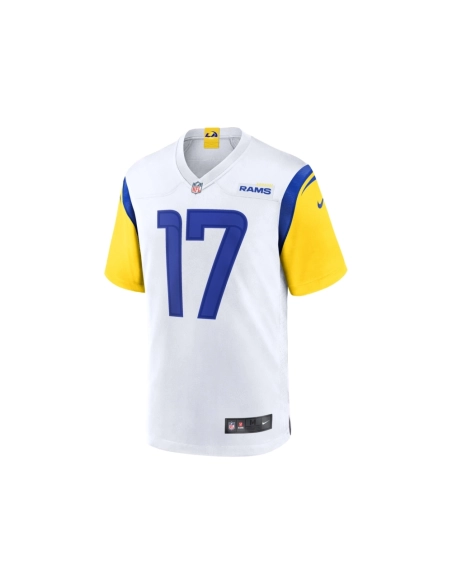 Mens Los Angeles Rams Puka Nacua White Game Jersey