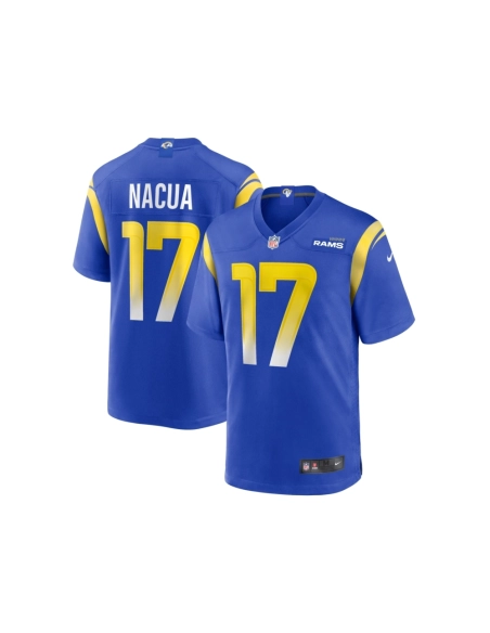 Mens Los Angeles Rams Puka Nacua Royal Home Game Jersey