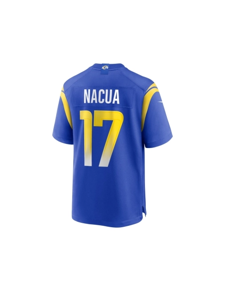 Mens Los Angeles Rams Puka Nacua Royal Home Game Jersey