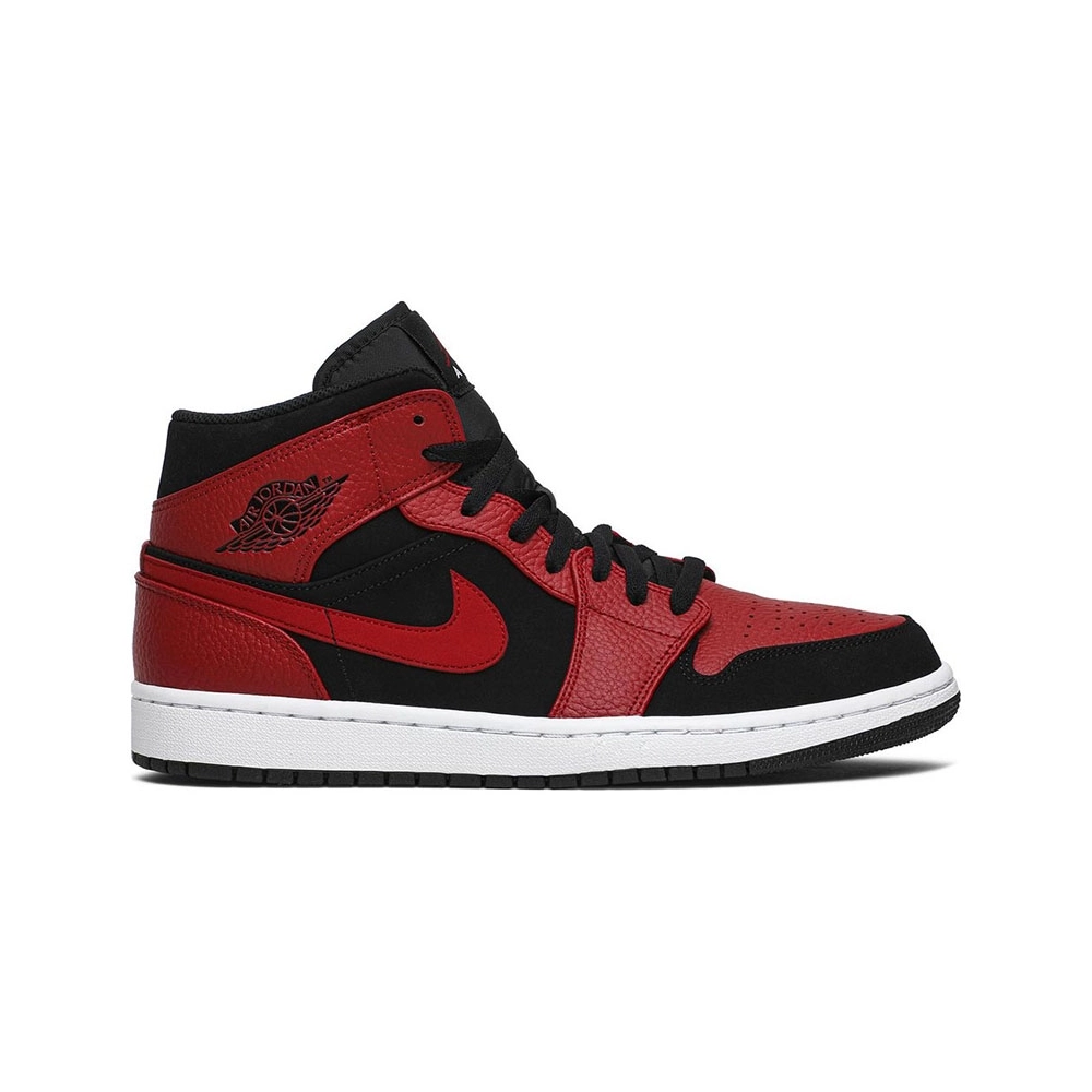 AIR JORDAN 1 MID BRED 554724 054,AIR JORDAN 1 MID,Air Jordan