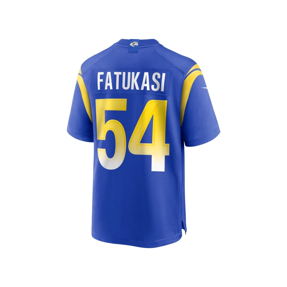 Mens Los Angeles Rams Olakunle Fatukasi Royal Game Jersey