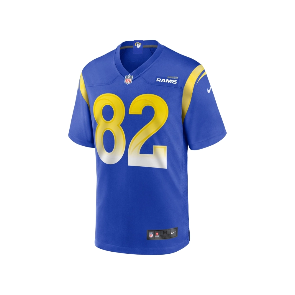 Mens Los Angeles Rams Miller Forristall Royal Game Jersey