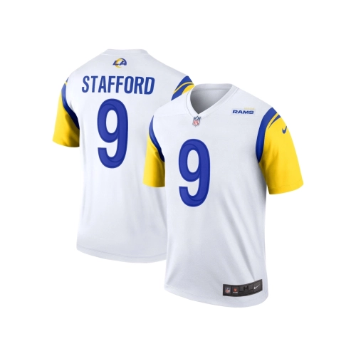 Mens Los Angeles Rams Matthew Stafford White Legend Jersey