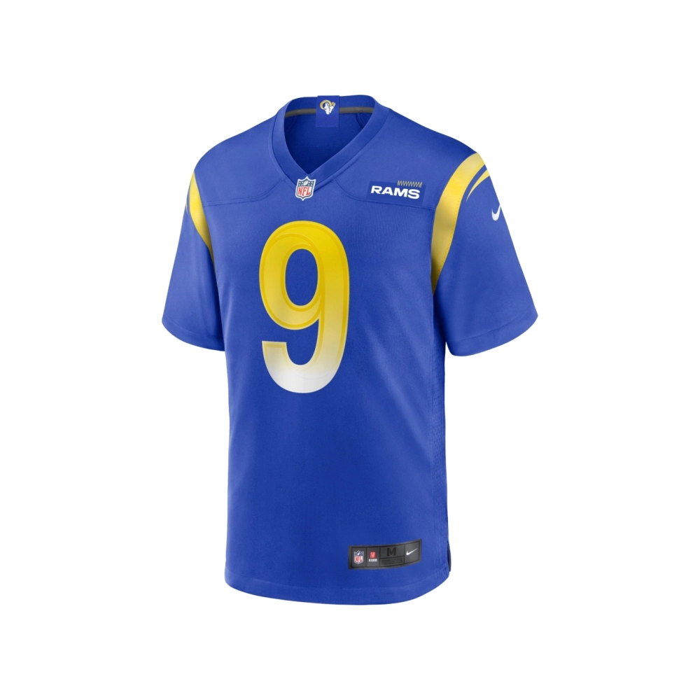 Mens Los Angeles Rams Matthew Stafford Royal Player Game Jersey