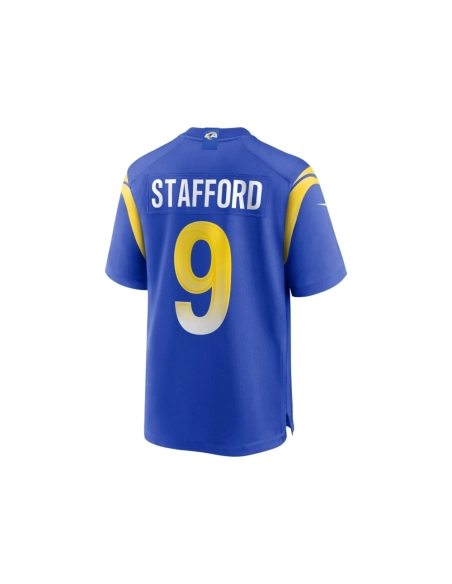 Mens Los Angeles Rams Matthew Stafford Royal Player Game Jersey