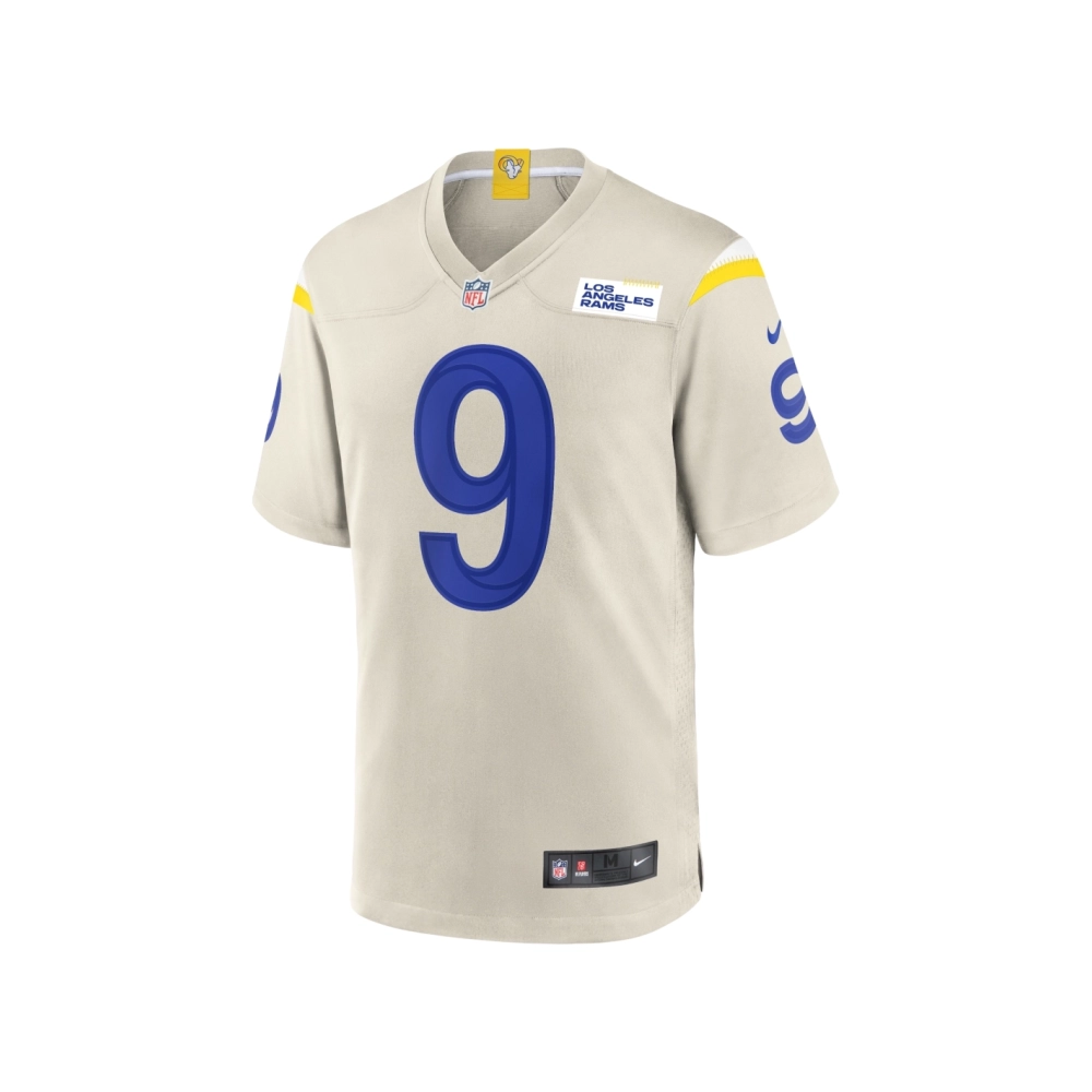 Mens Los Angeles Rams Matthew Stafford Bone Game Jersey